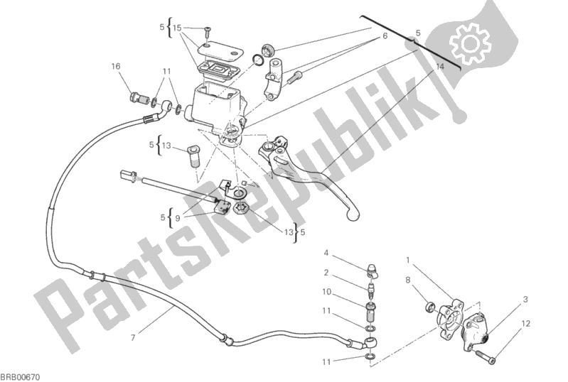 Wszystkie części do Sterowanie Sprz? G? Em Ducati Scrambler Desert Sled 803 2020